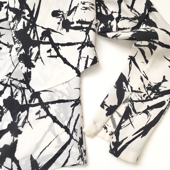 A.L.C. Presley Brushstroke Open Back Silk Top - Picture 10 of 13